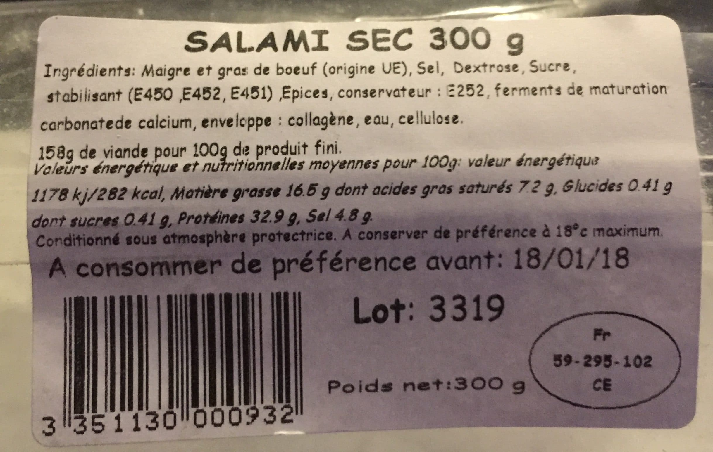 André Krief Saucisson Sec packshot