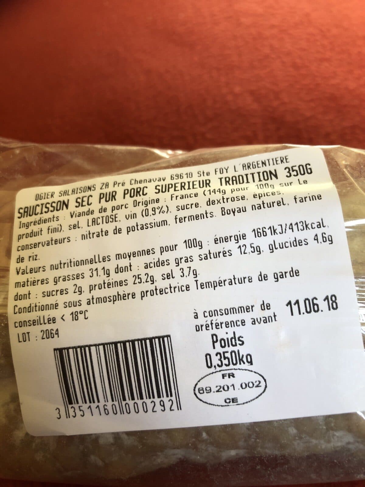 Open Food Facts Michel ogier duo tradition packshot