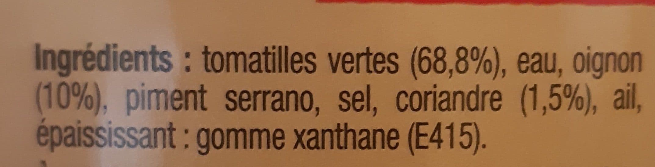 Amigos Sauce Verte Mexicaine packshot