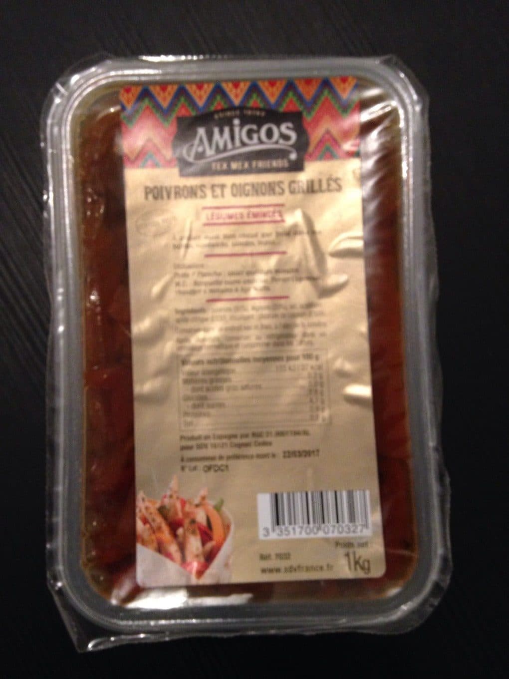 Amigos Poivrons et oignons grillés packshot