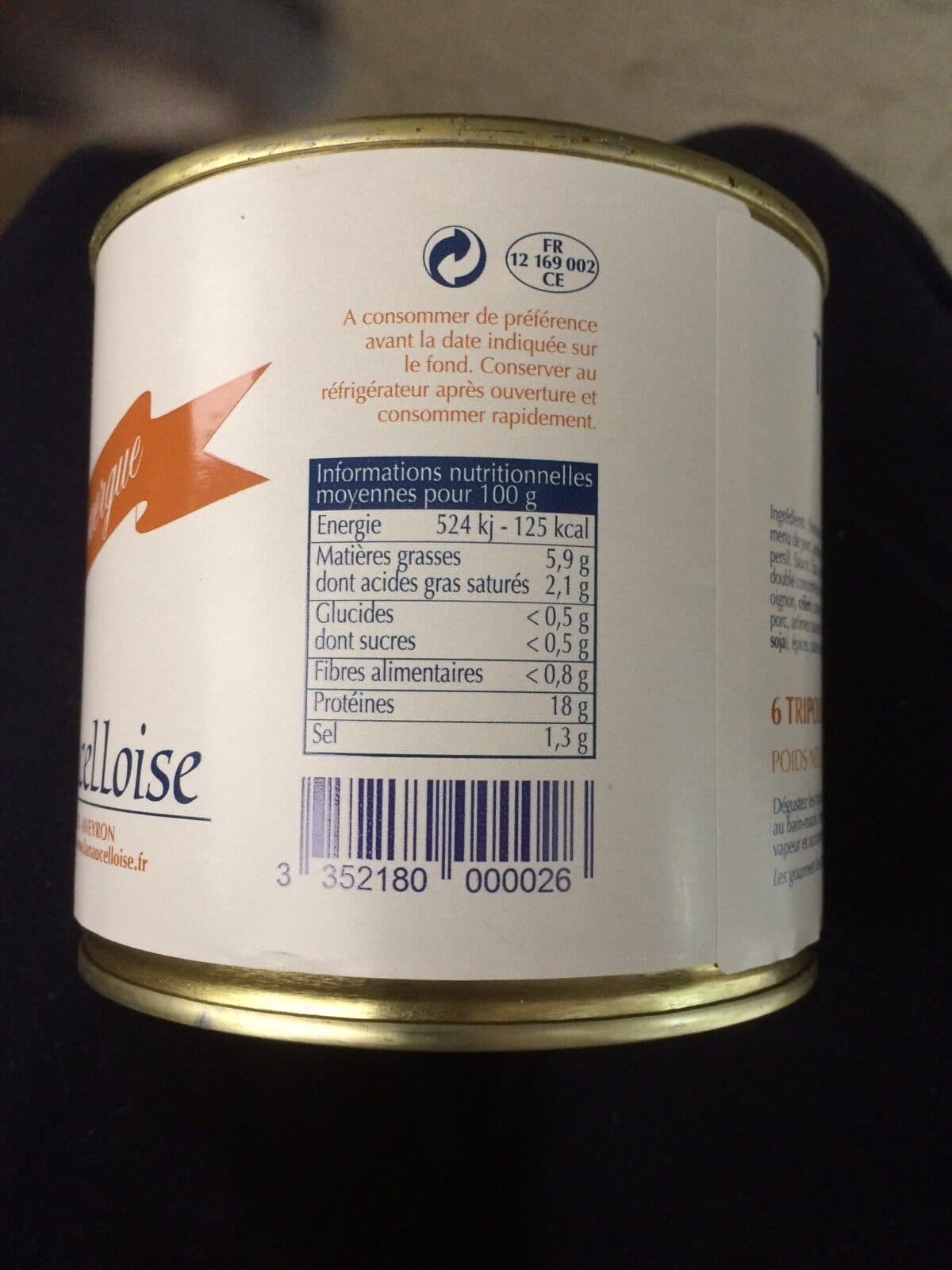 Open Food Facts La Naucelloise packshot