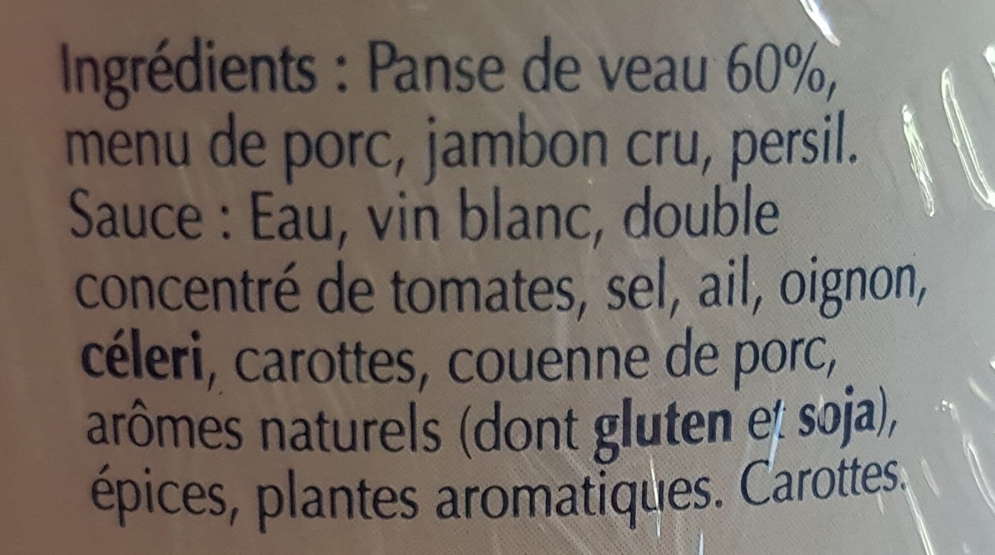 La Naucelloise Tripous La Naucelloise packshot