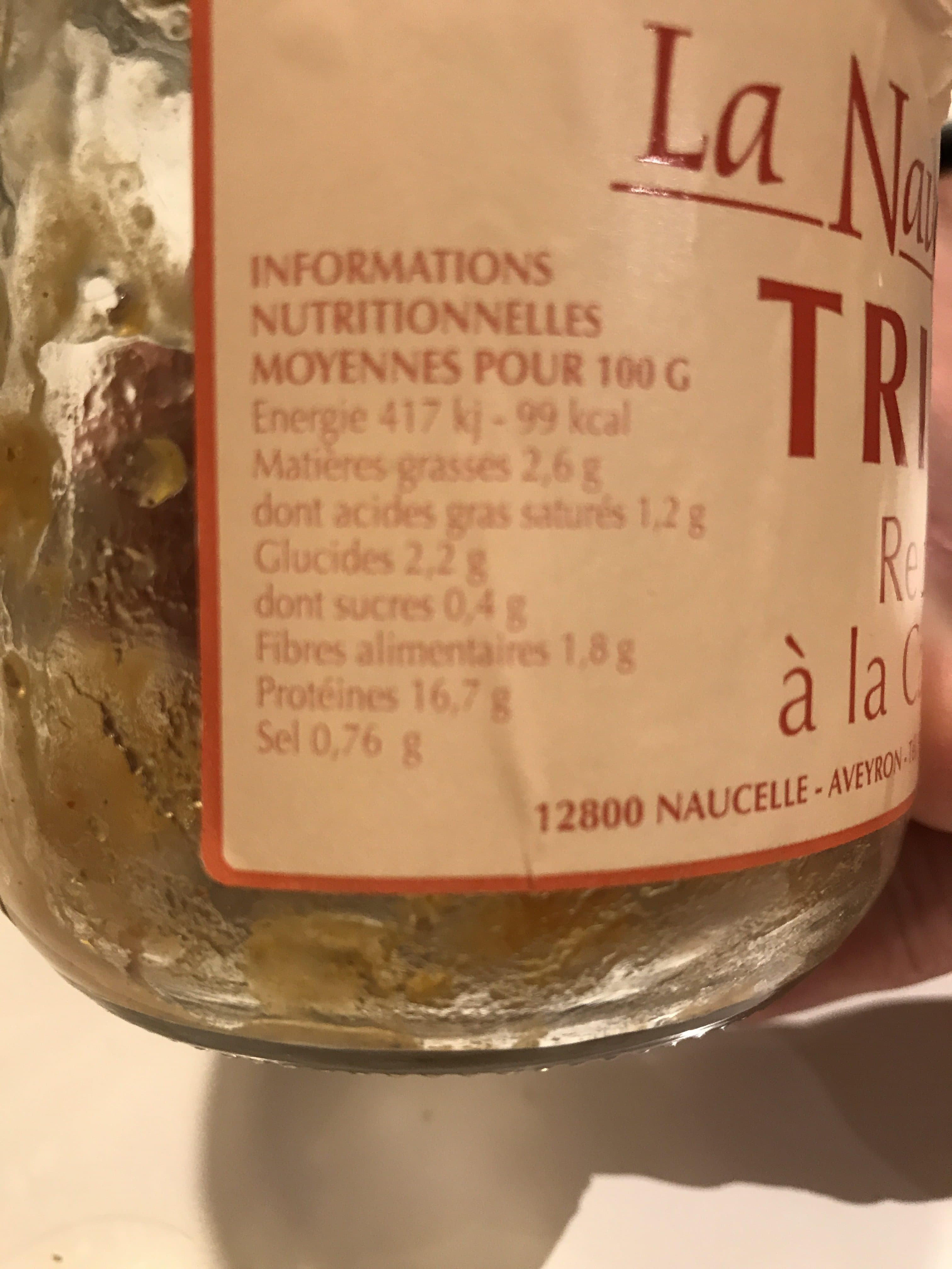 La Naucelloise Tripes à la catalane LA NAUCELLOISE packshot