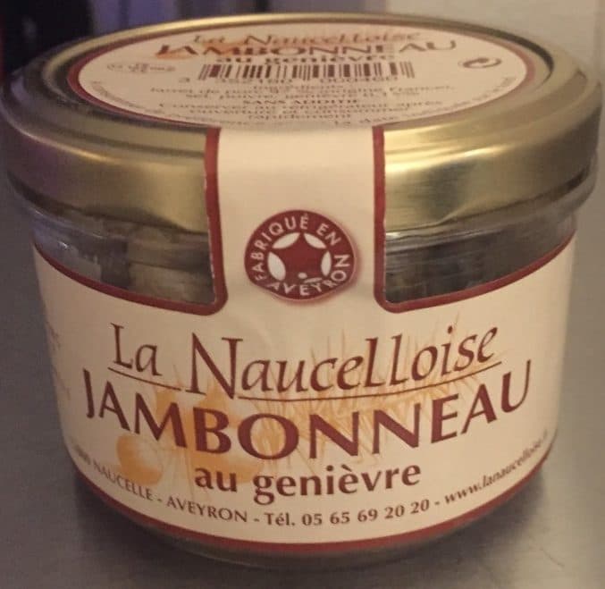 La Naucelloise Jambonneau au genievre packshot