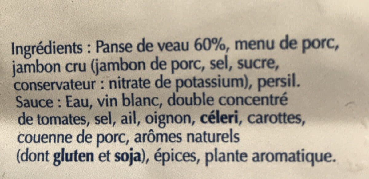 Open Food Facts Tripous charles savy packshot