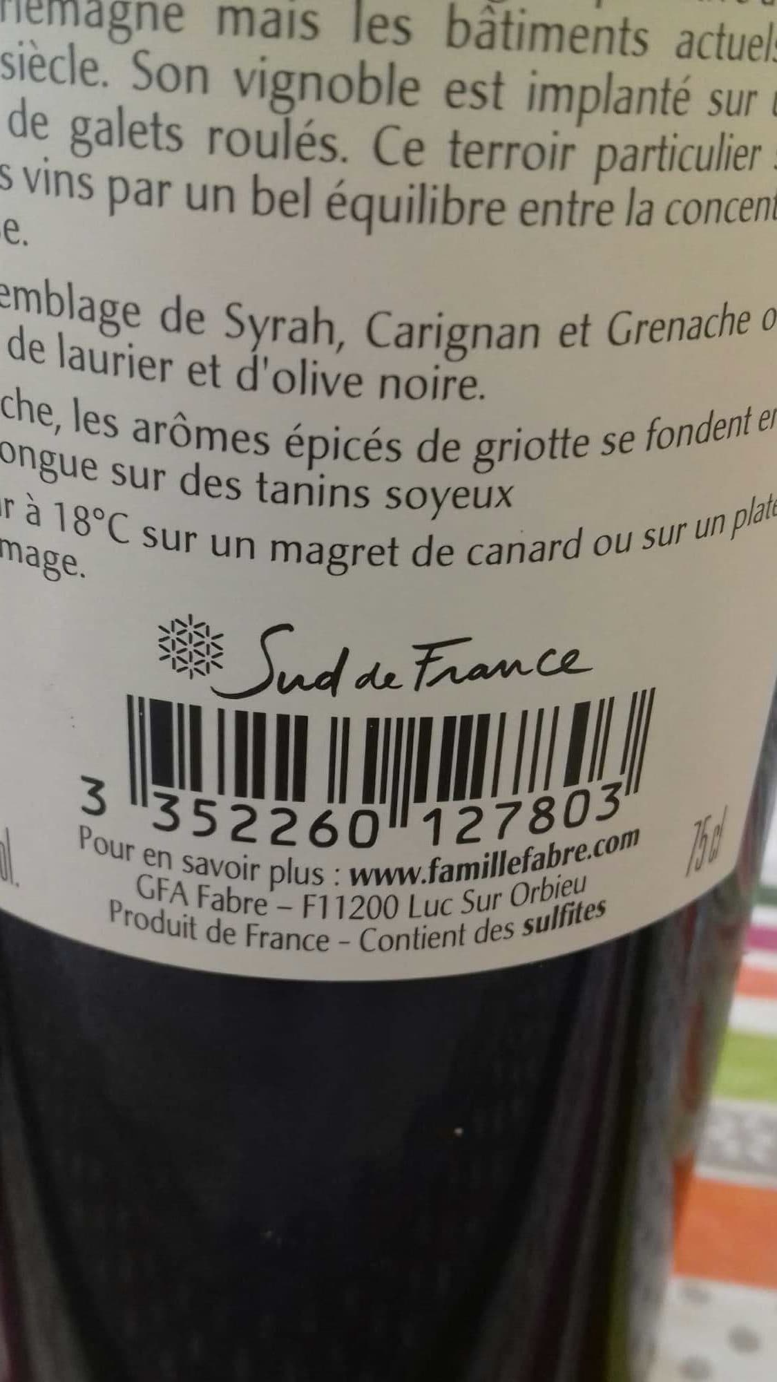 Famille Fabre 3352260127803 packshot