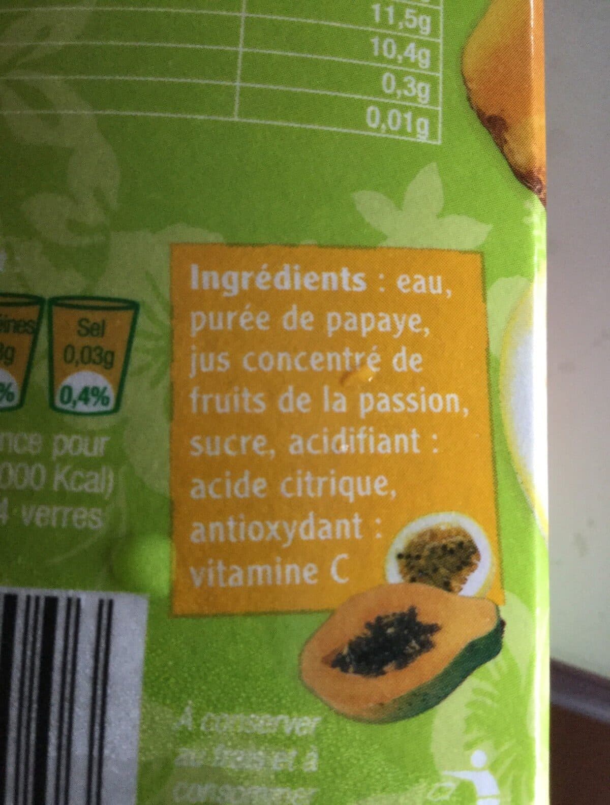 ROTUI Nectar Papaye Passion packshot