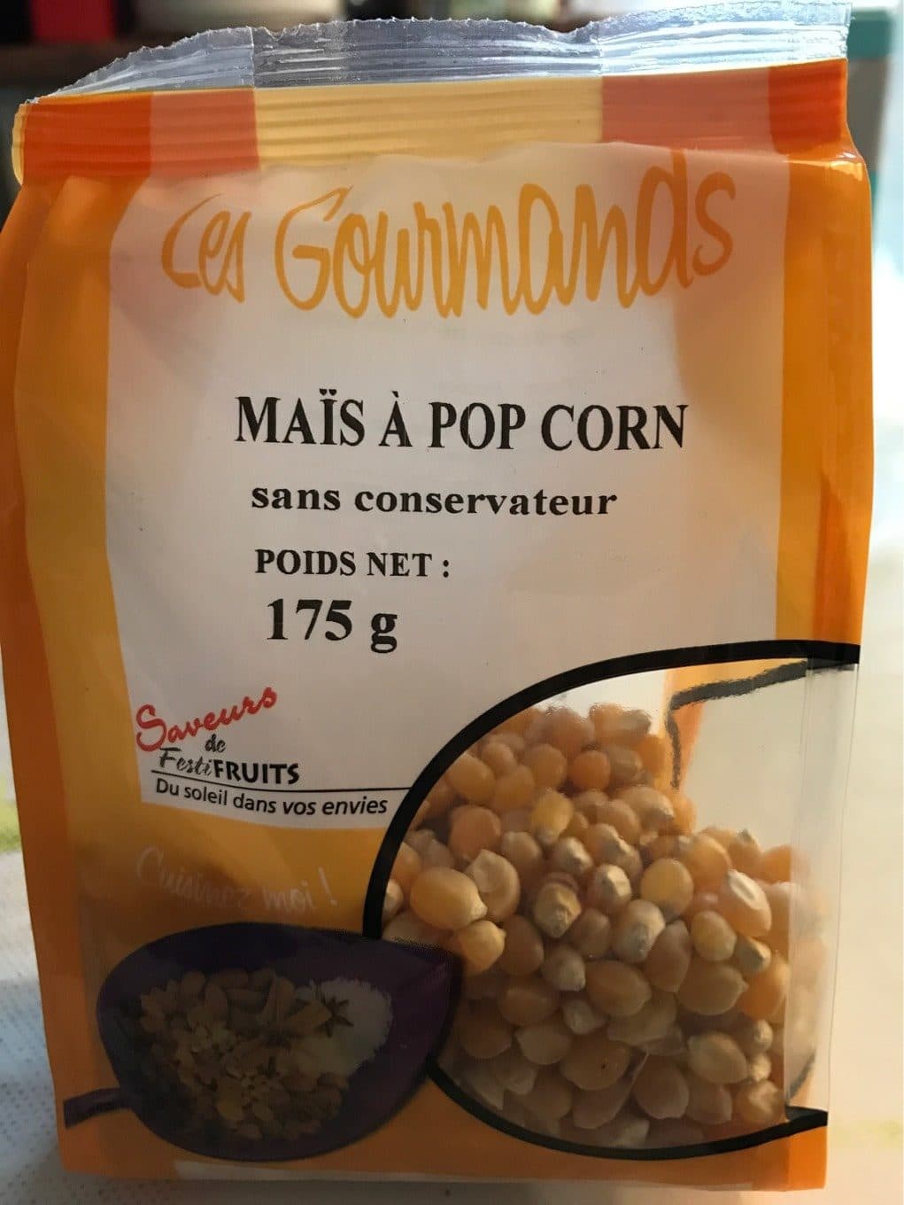 Les Gourmands Maïs à popcorn packshot