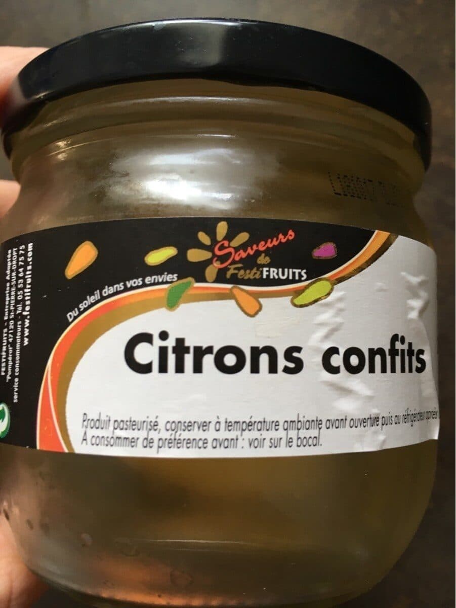 Festifruits Citrons confits packshot