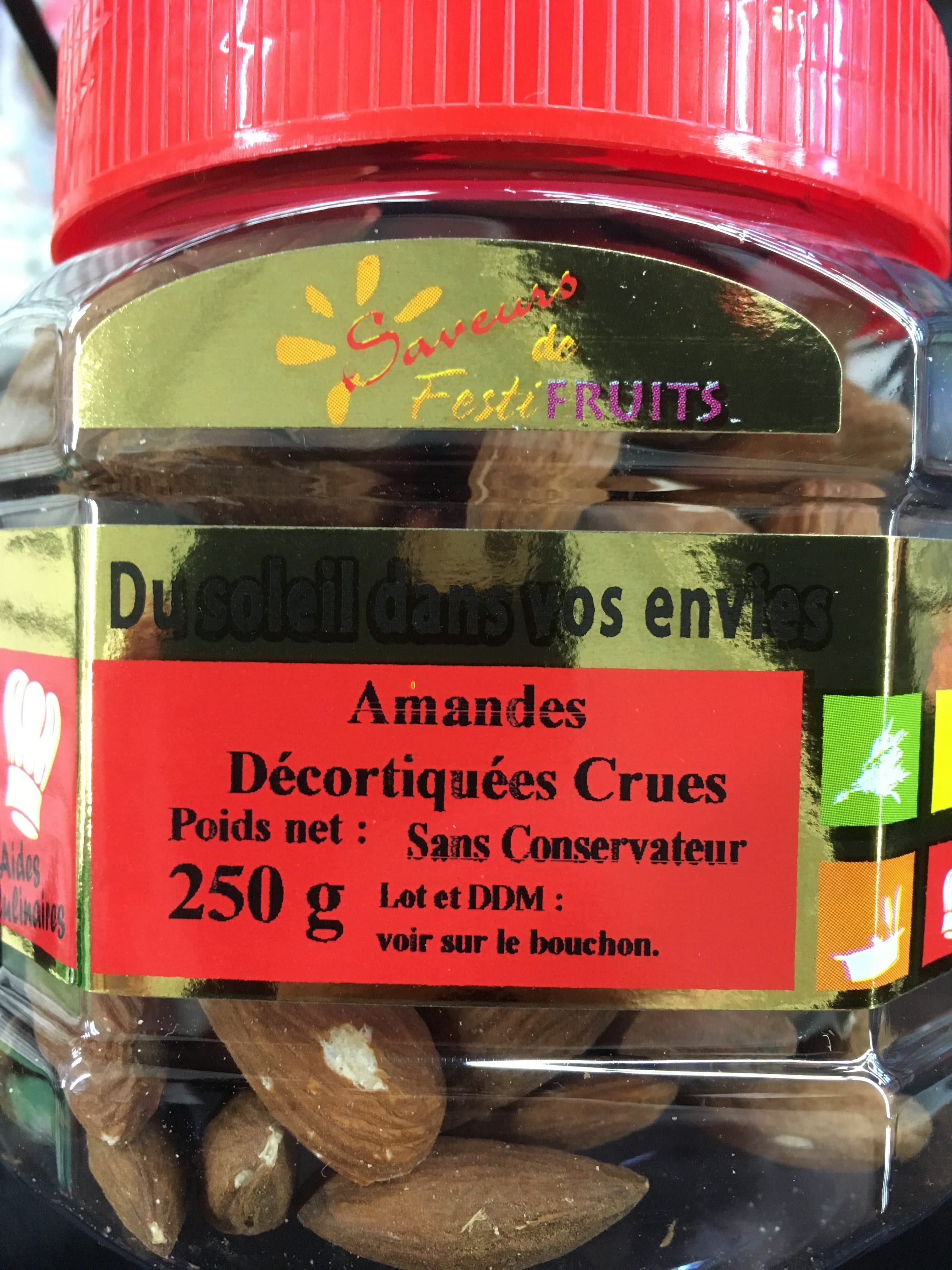 Festifruit Amandes decortiquees crues packshot