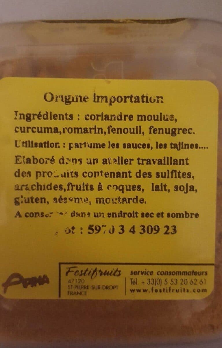 Saveurs et épices Ras el Hanout packshot