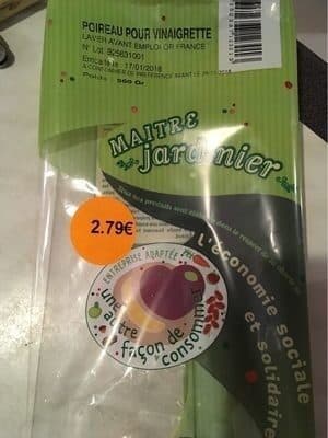 Maitre Jardinier Poireau pour vinaigrette packshot