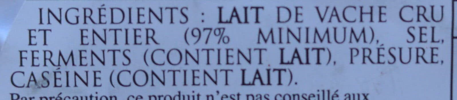 Verdannet Reblochon de Savoie au lait cru AOP packshot