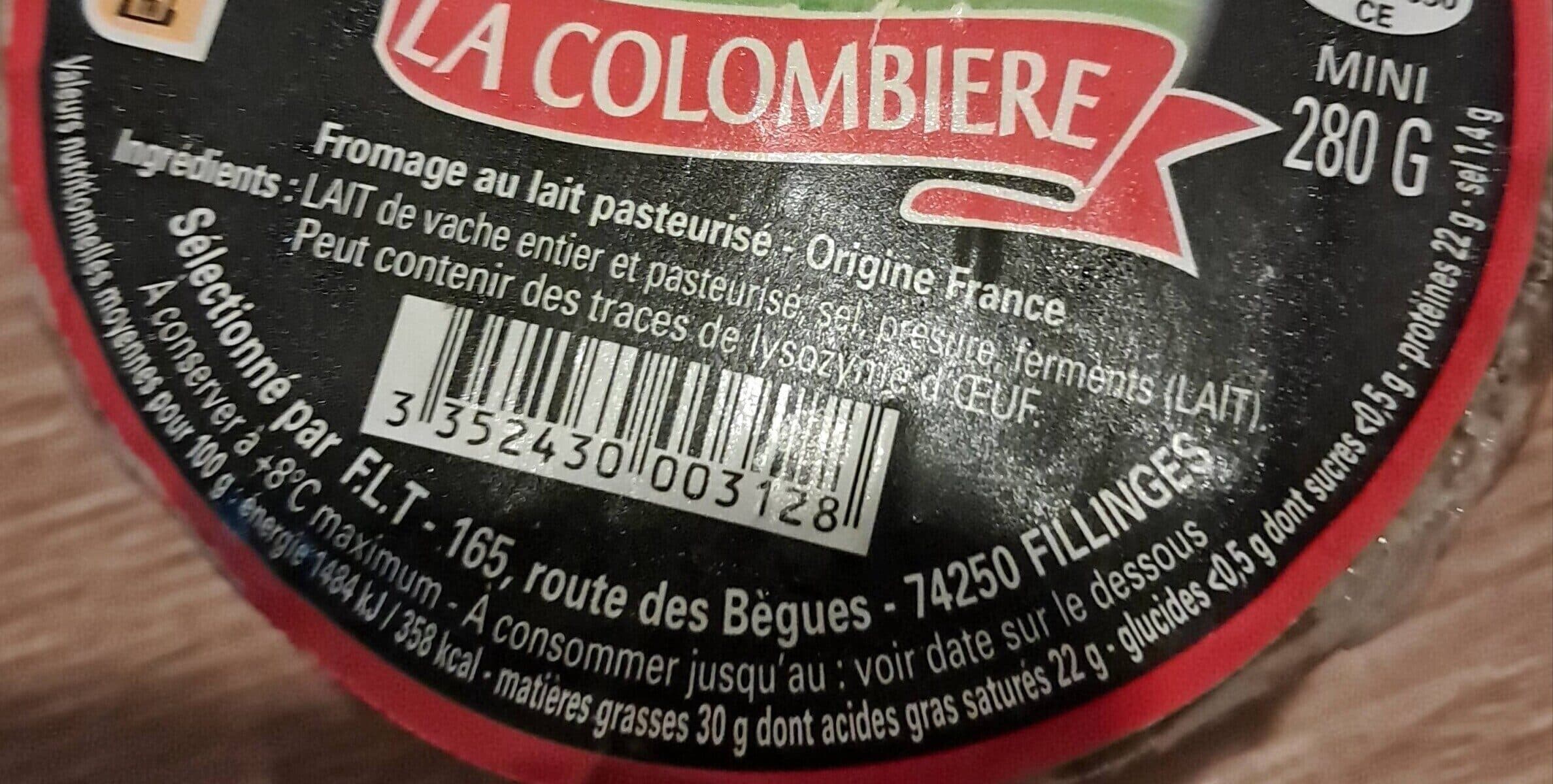 La colombière Tommettes du Chatelard packshot