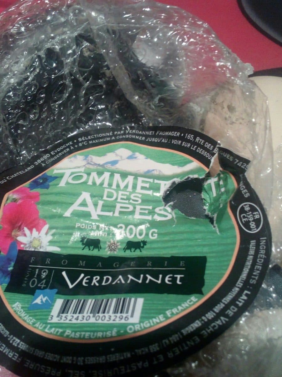 Verdannet Tommette des Alpes packshot