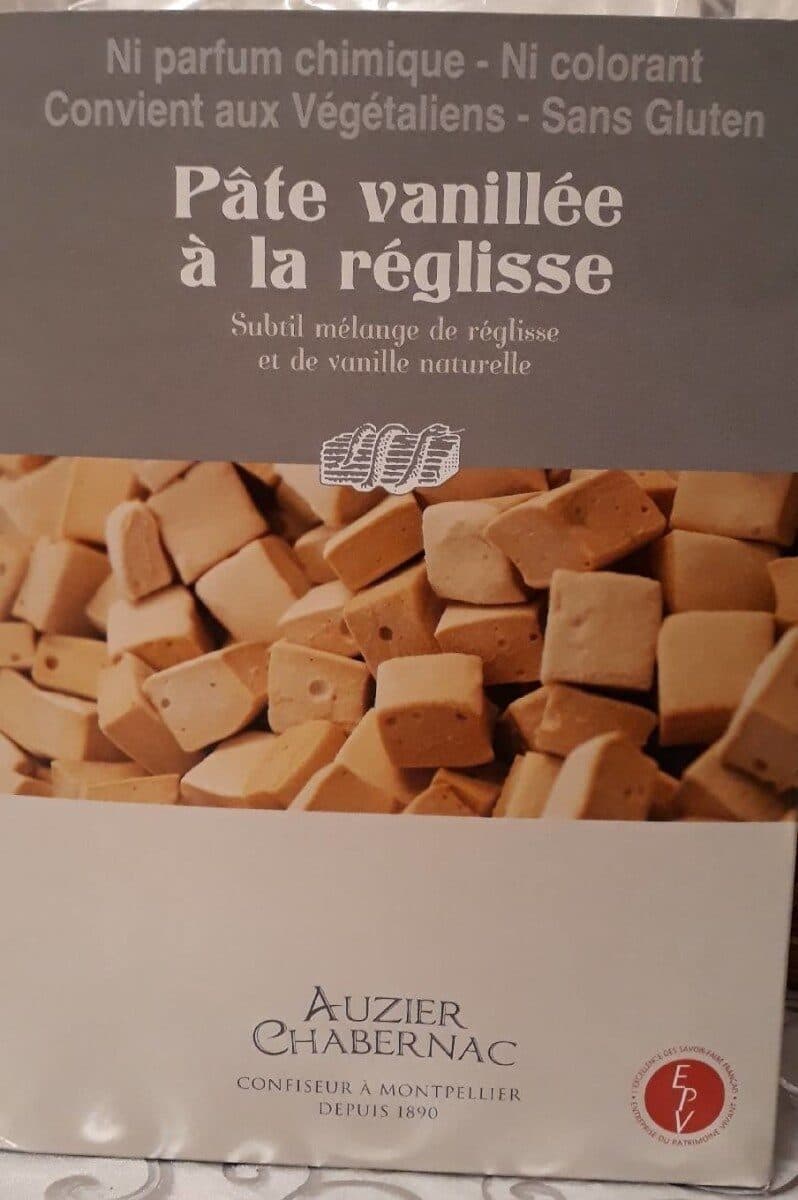 Auzier chabernac Pâte vanillée à la réglisse packshot