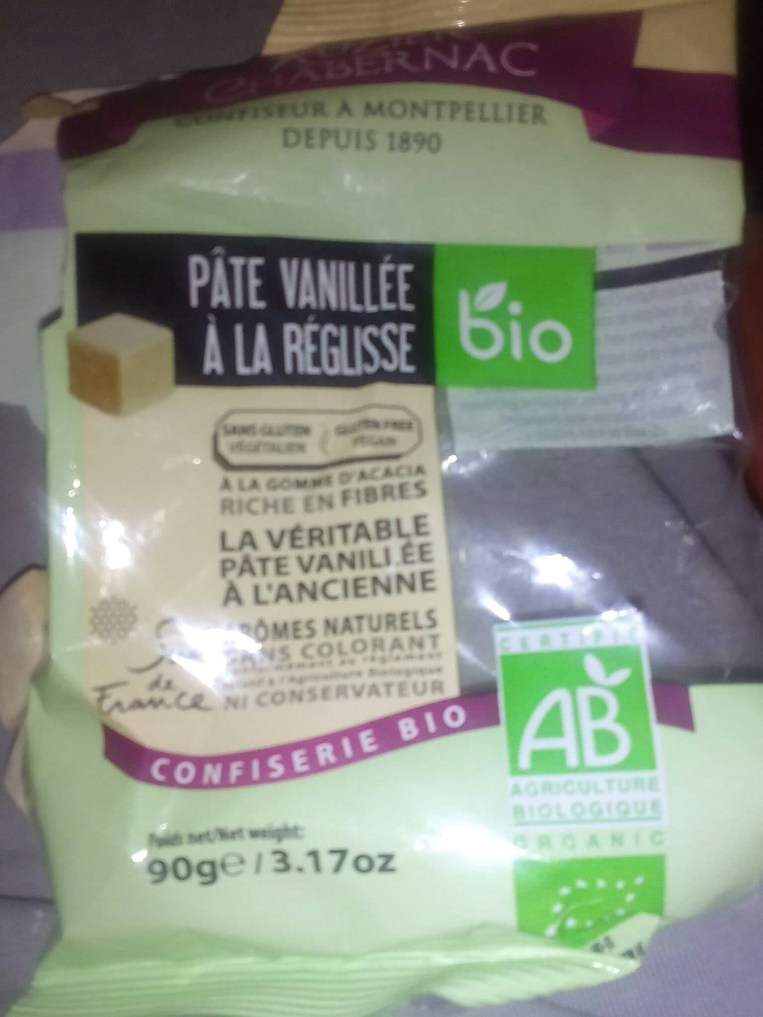 Auzier chabernac Pâte vanillée à la réglisse packshot