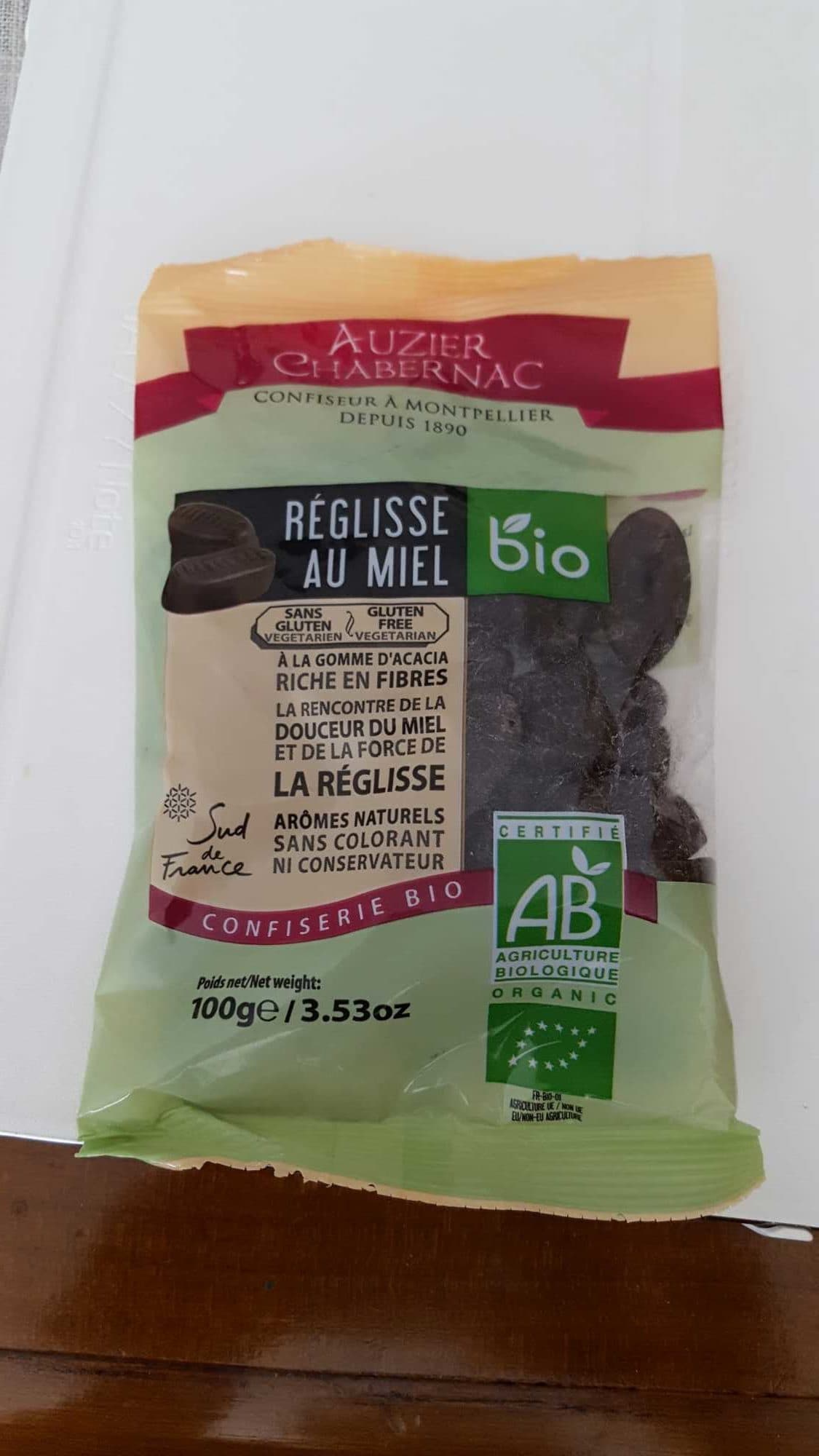 Auzier Chabernac Réglisse au miel packshot