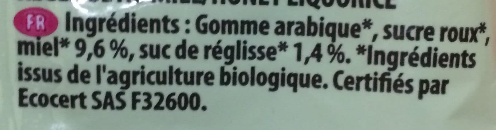 Auzier Chabernac Réglisse au miel packshot