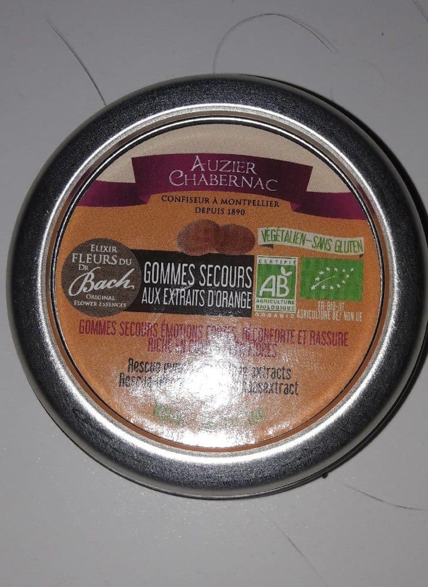 Auzier Chabernac Gommes secours aux extraits d'orange packshot