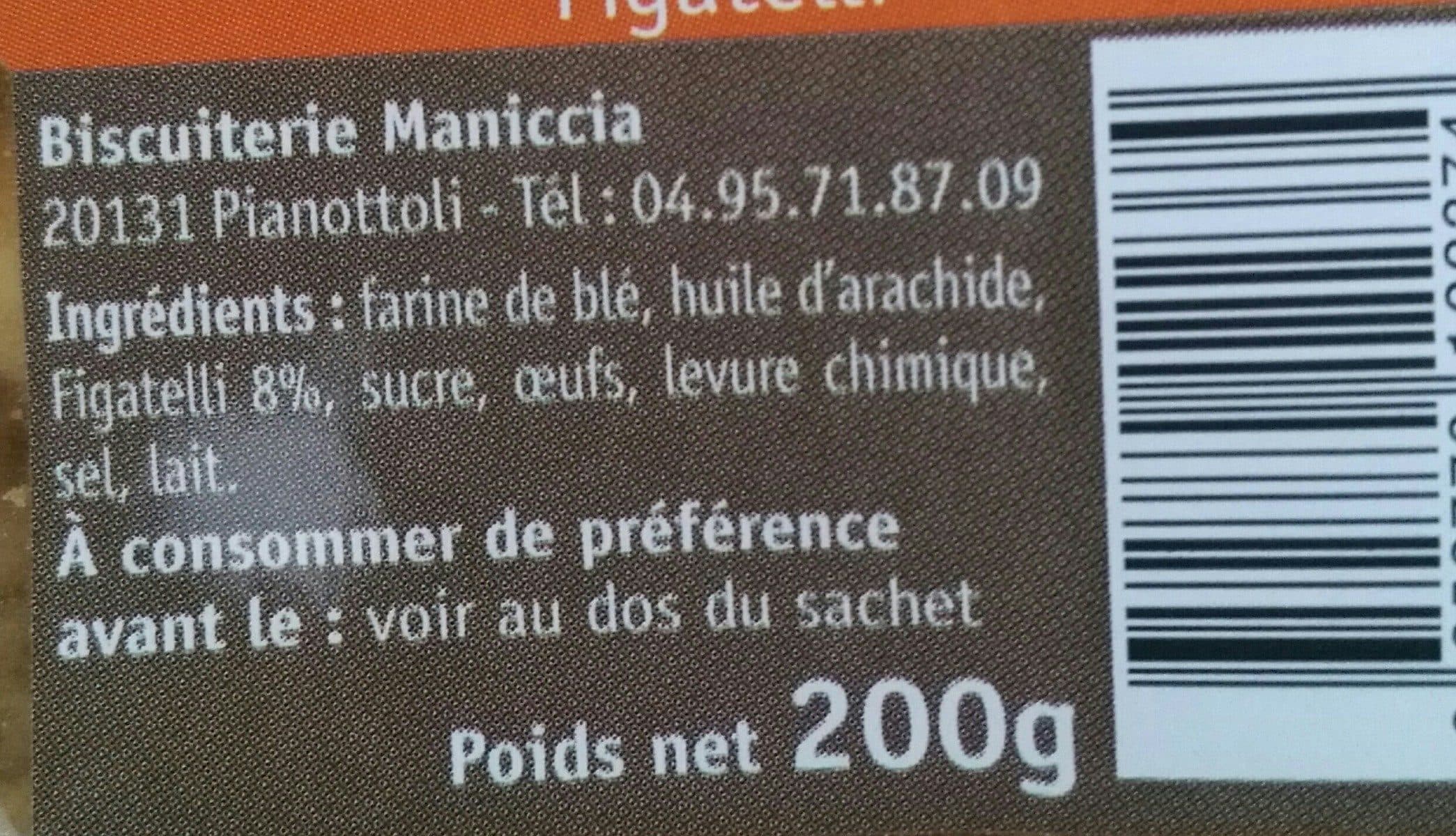 Open Food Facts Canistrelli salé traditionnel corse packshot