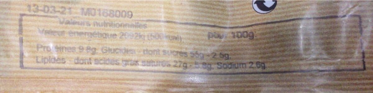 Open Food Facts Canistrelli salé traditionnel corse packshot