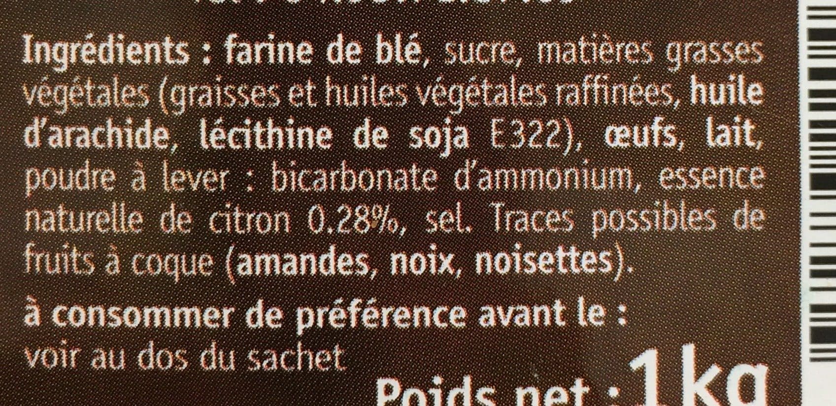 Open Food Facts Canistrelli packshot