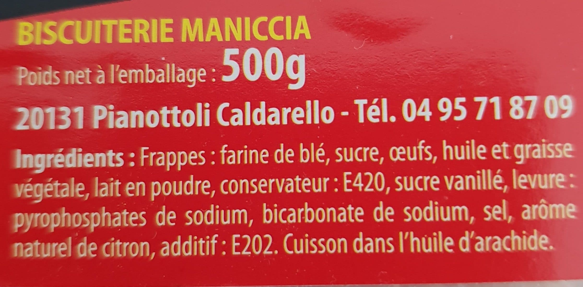 MANICCIA Frappes Maniccia packshot