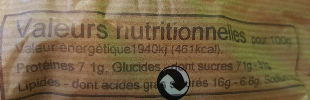 Open Food Facts Canistrelli saveur citron packshot