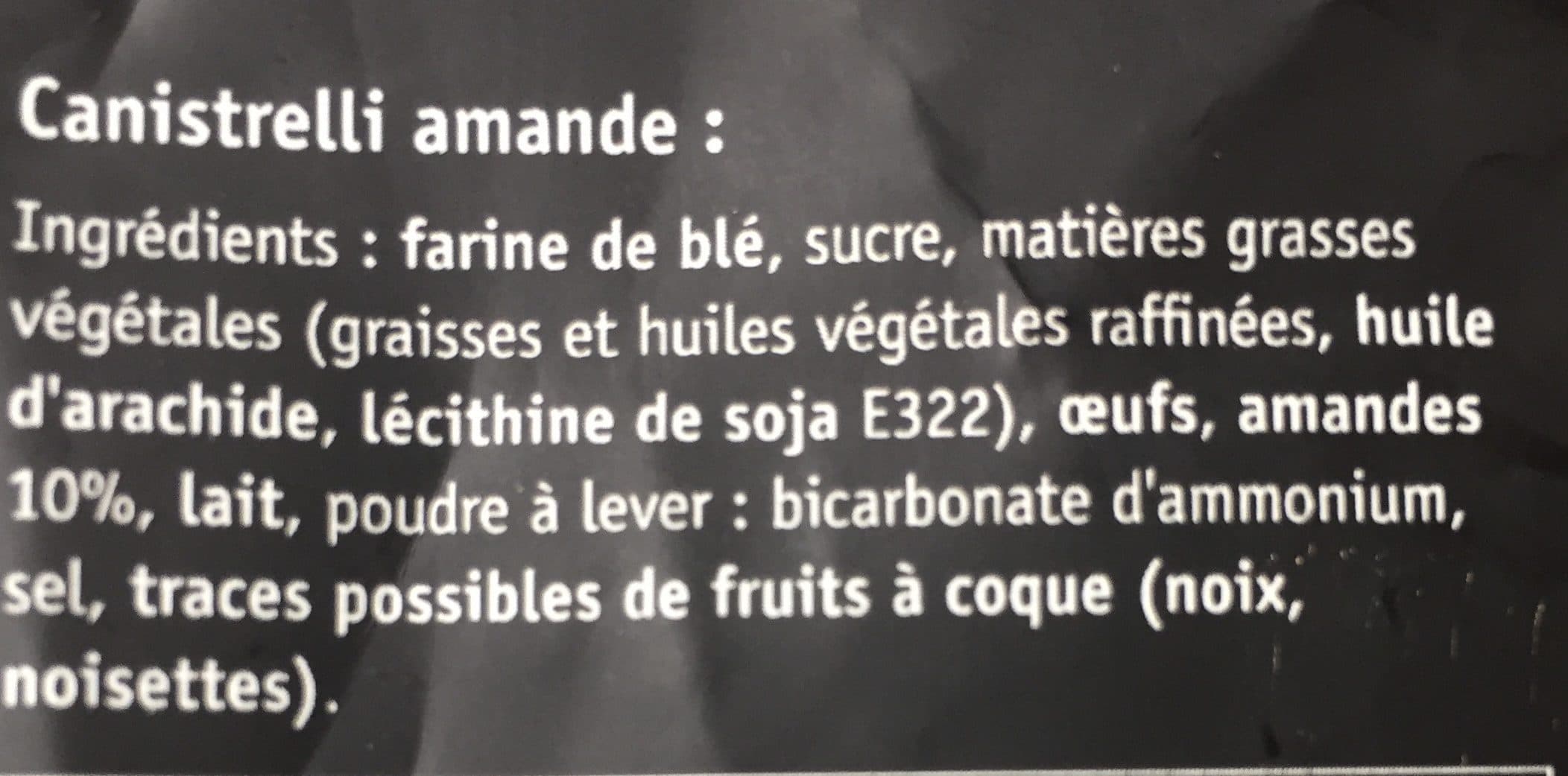Biscuiterie Maniccia Canistrelli amande packshot