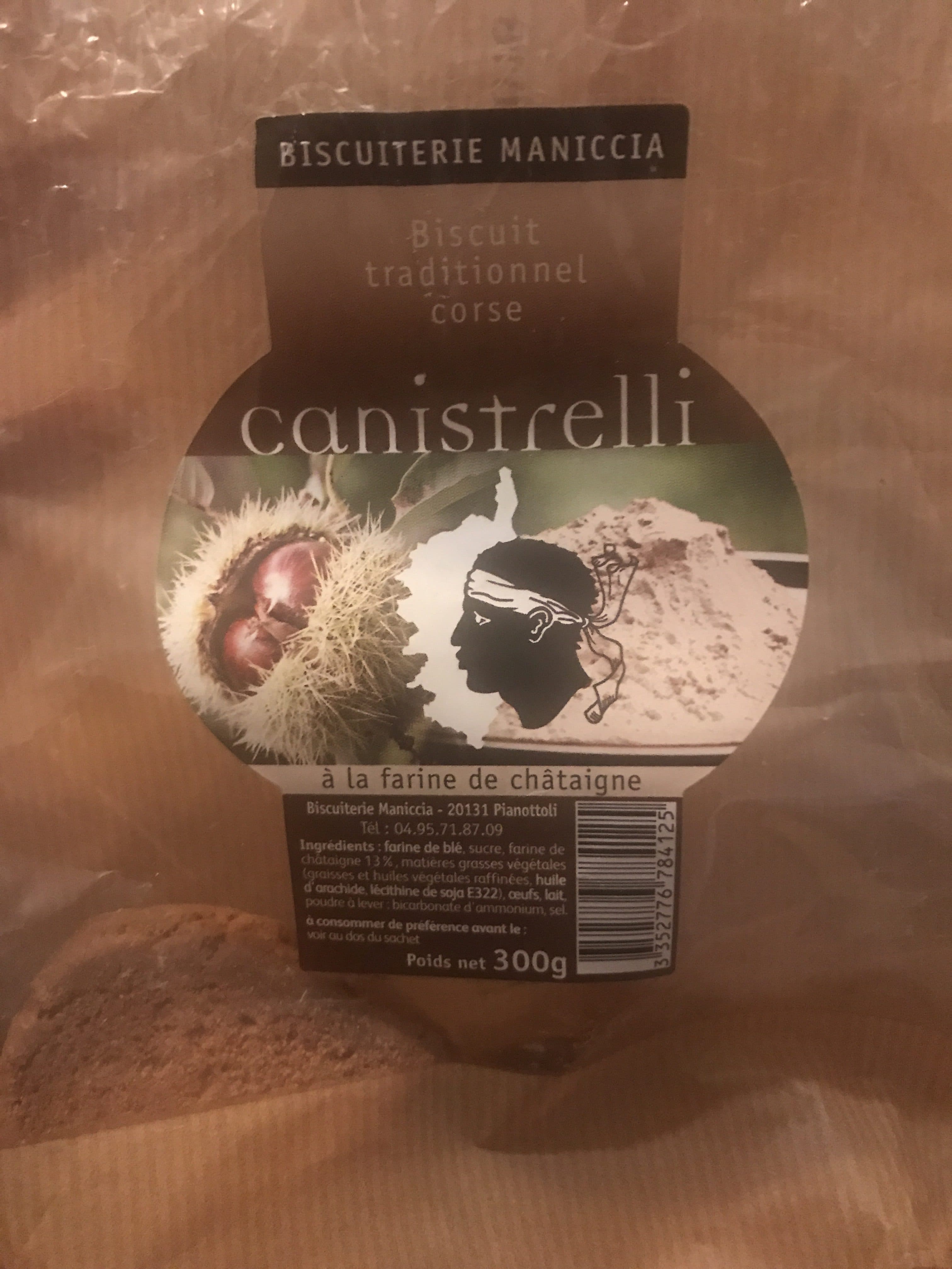 Canistrelli Biscuits Canistrelli a la farine de chataigne packshot