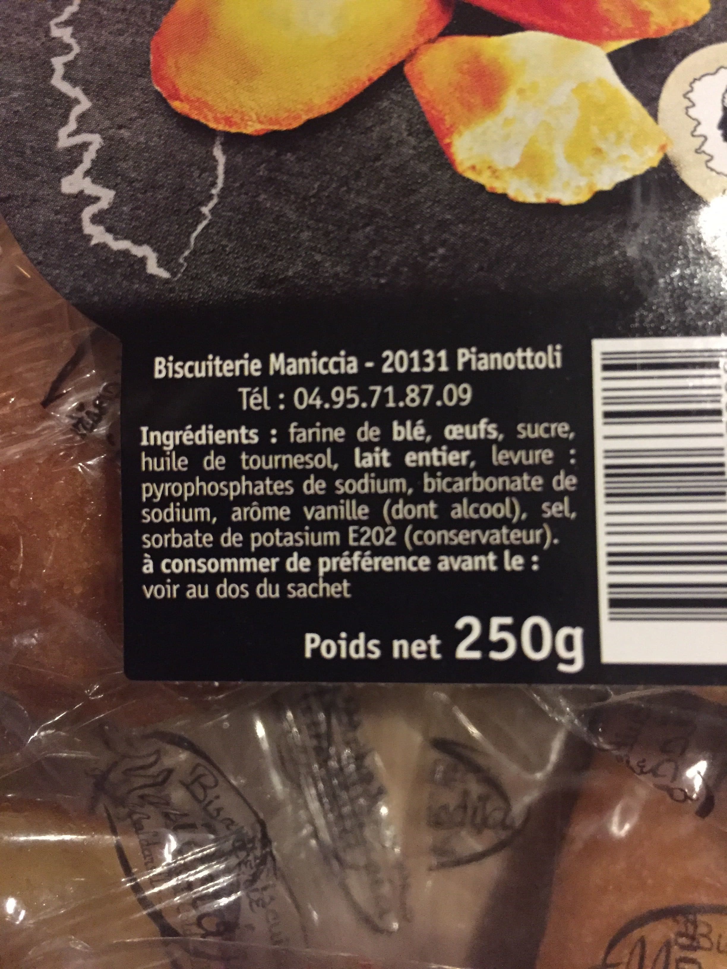 Open Food Facts Madeleine packshot