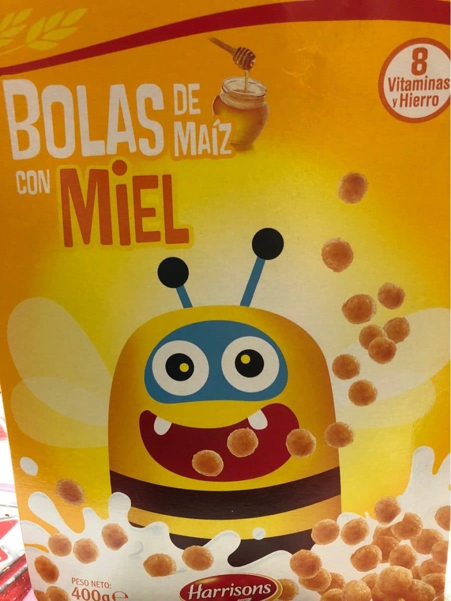 Harrisons Bolas de maíz con miel packshot