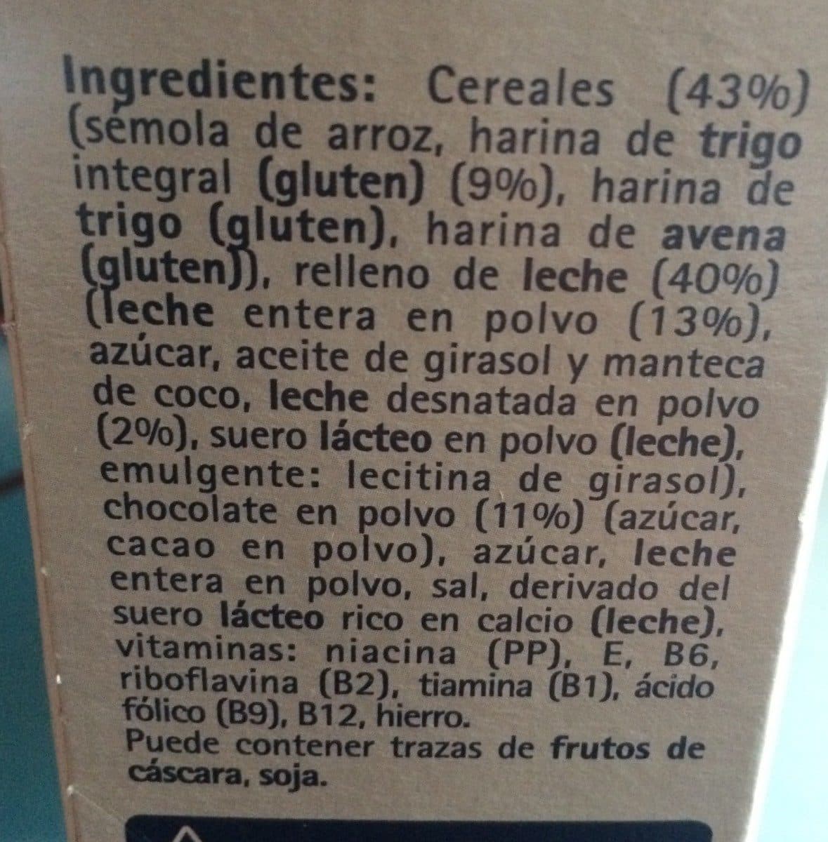 Harrisons Cereales rellenos de leche packshot