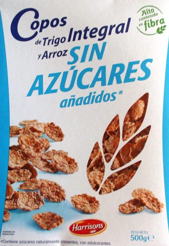 Harrisons Copos de trigo integral y arroz sin azúcares añadidos packshot