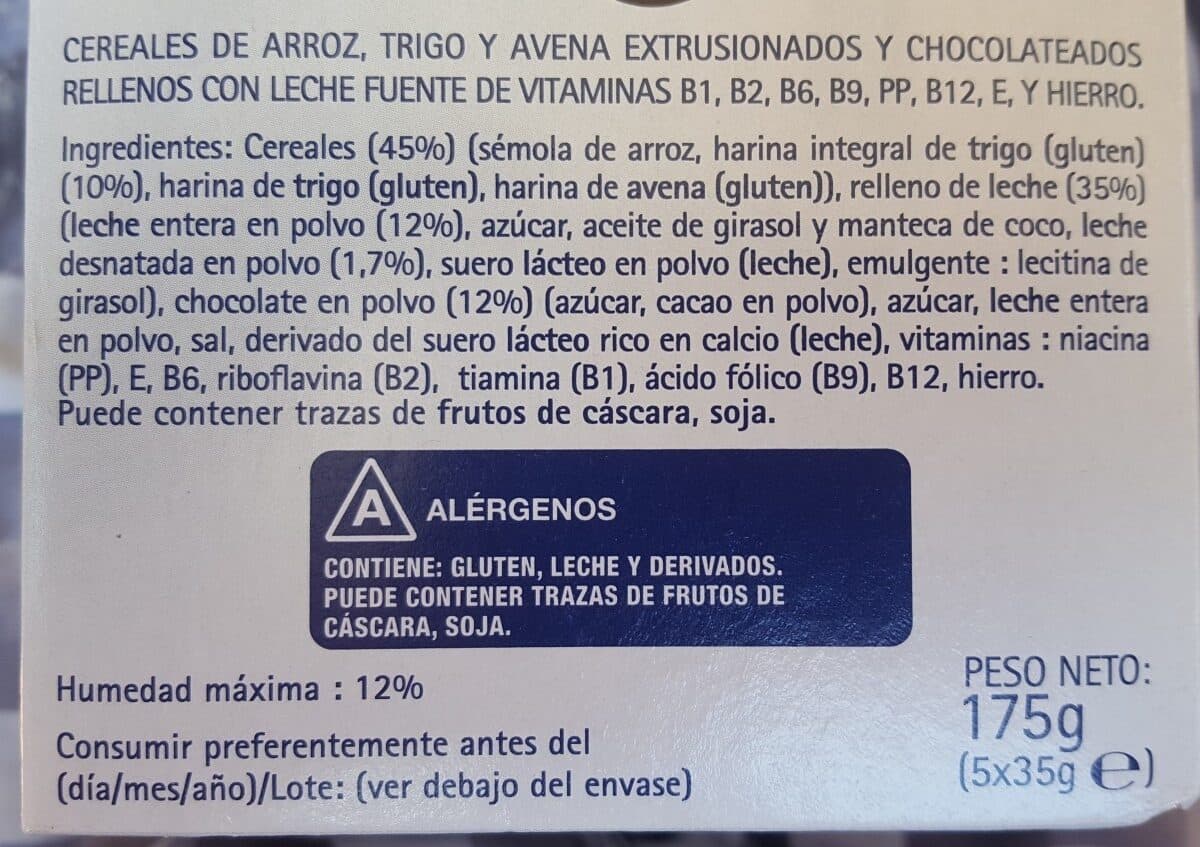 Harrisons Rellenos de Leche packshot