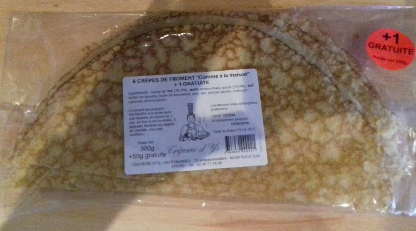Crêperie D'Ys Crêpes froment comme à la maison packshot