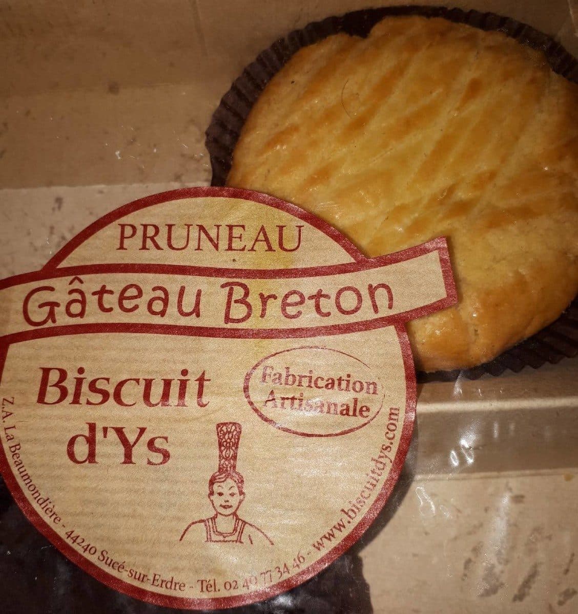 Biscuit d'Ys Gâteaux bretons individuels pruneau packshot