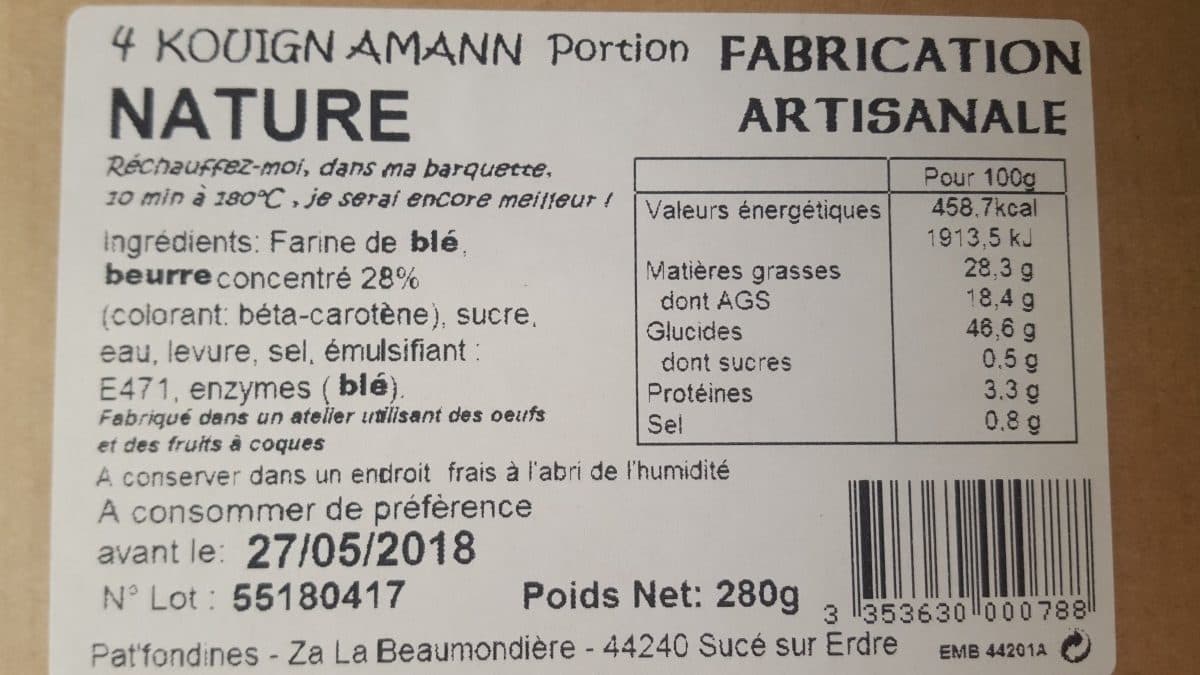 Biscuit d'Ys Kouign amann packshot