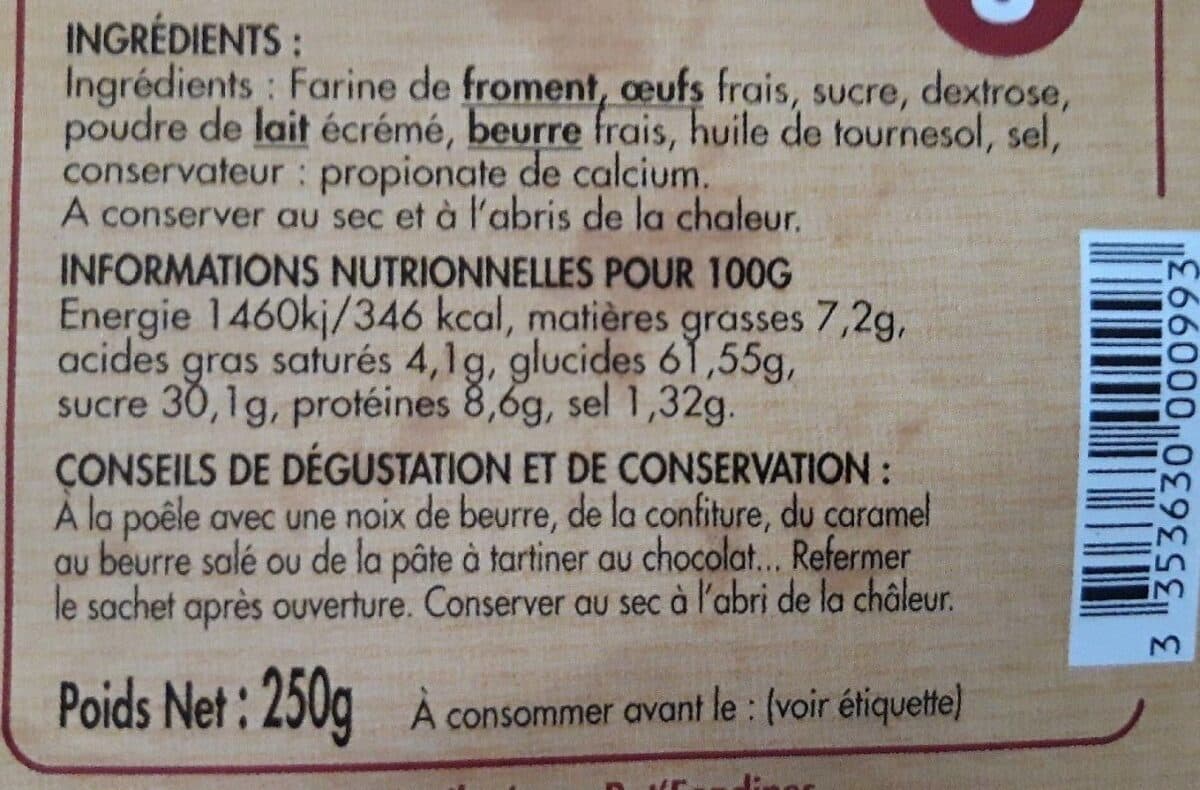 Creperie D'Ys Crêpes délicieuses packshot