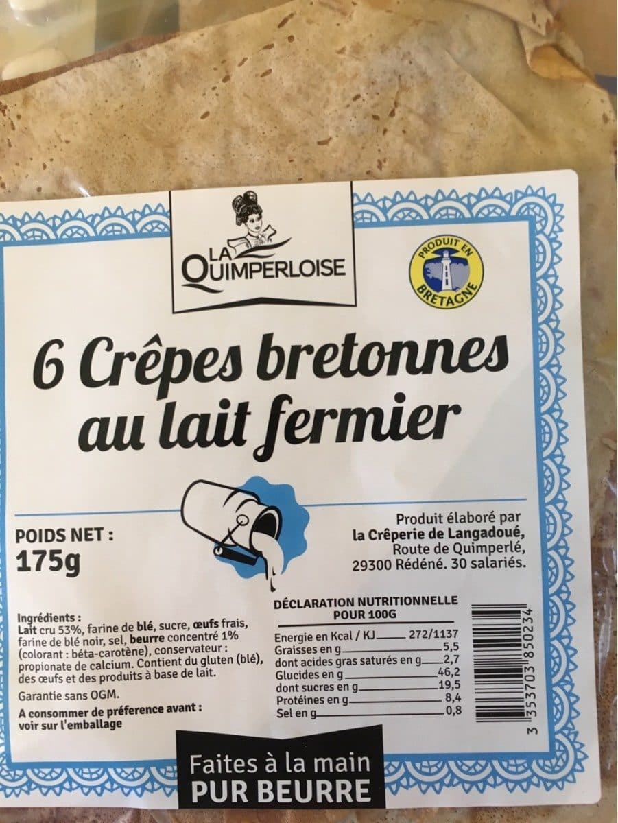 la quimperloise Crêpes bretones packshot