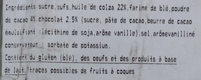 La quimperloise Fondant au Chocolat packshot