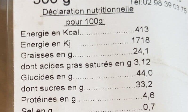 La quimperloise Fondant au Chocolat packshot