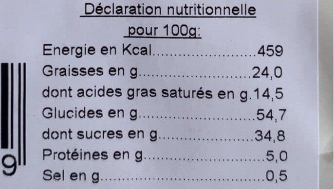 La Quimperloise Gâteau breton pruneaux pur beurre CREPERIE DE LANGADOUE packshot