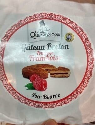 La Quimperloise Gâteau breton fourrage framboise CREPERIE DE LANGADOUE packshot