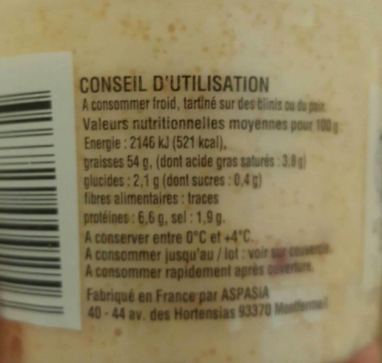 Le Traiteur Gourmet Tarama œufs de truite packshot