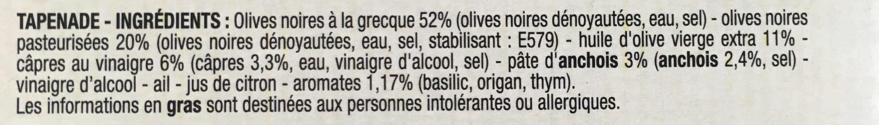 Le Traiteur Gourmet TAPENADE gourmet packshot