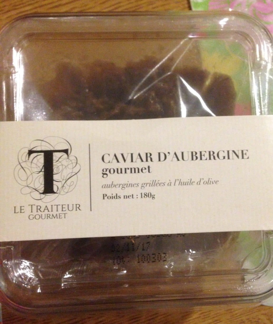 Le traiteur gourmet Caviar d'aubergine gourmet packshot
