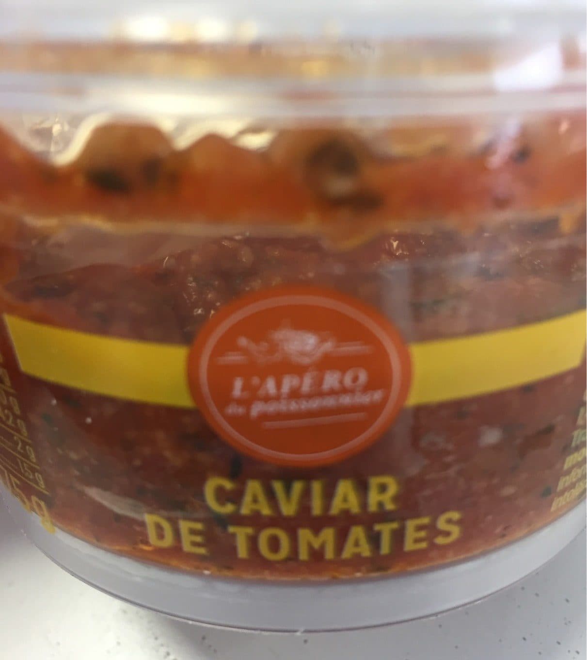 L'apéro Du Poissonnier Caviar de tomates packshot