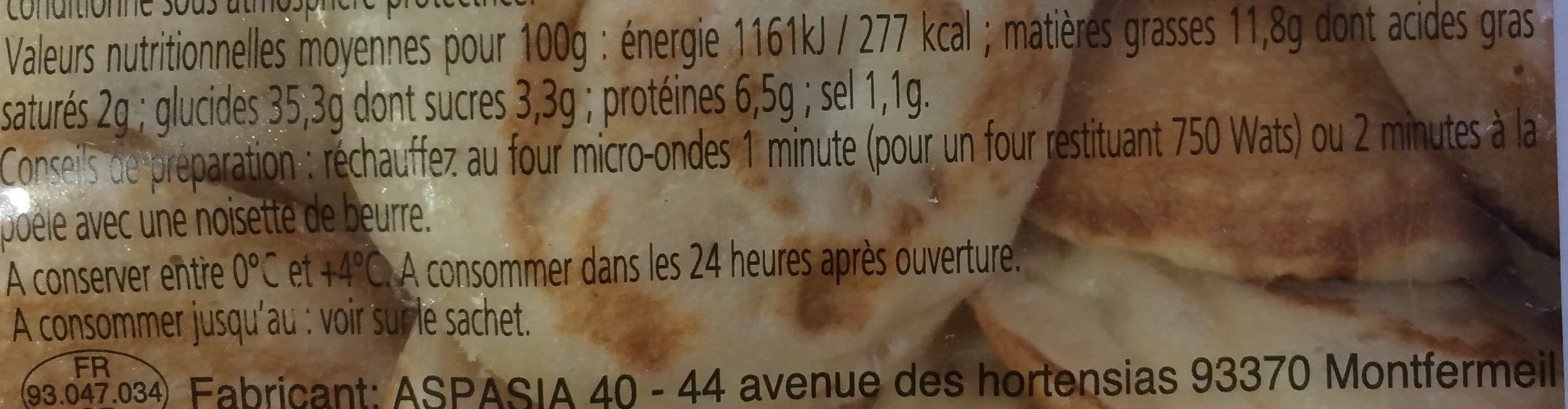 Le Traiteur Gourmet Mini blinis packshot